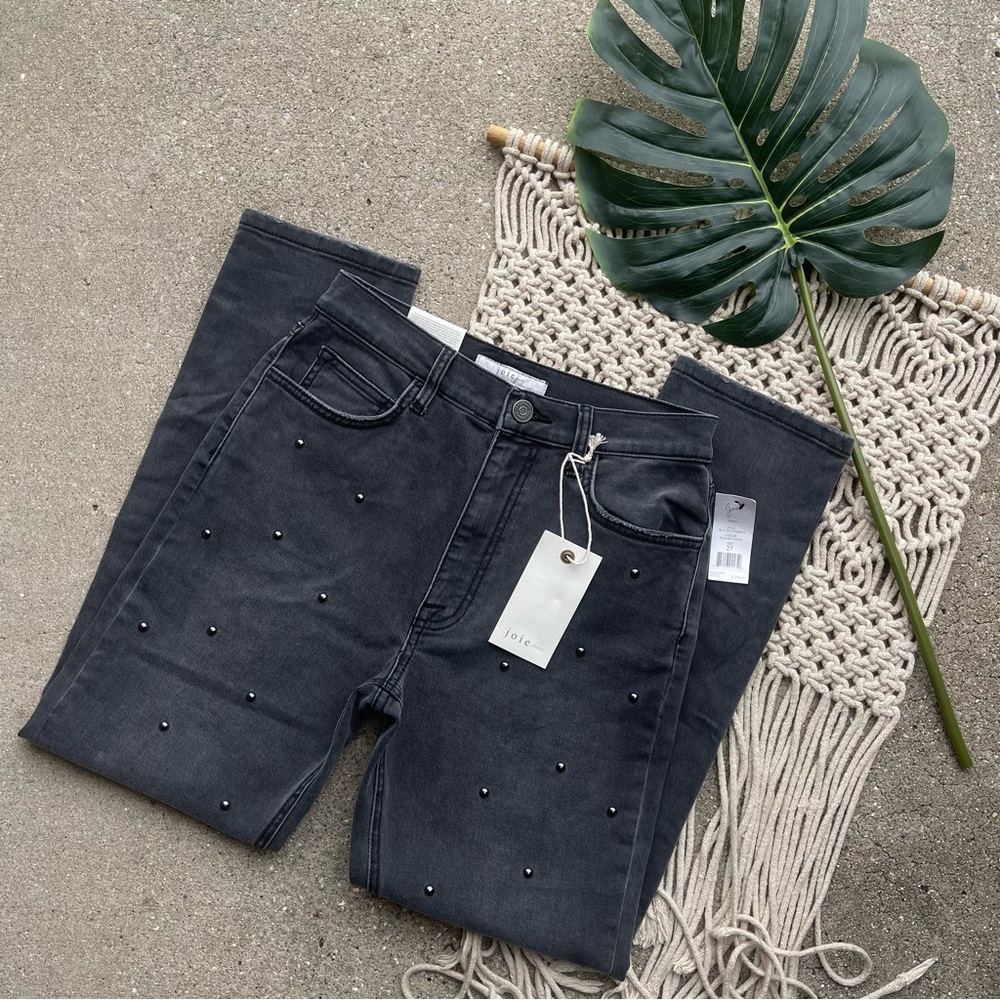 NWT Joie Jeans Size 27 - High Rise Studded Cropped